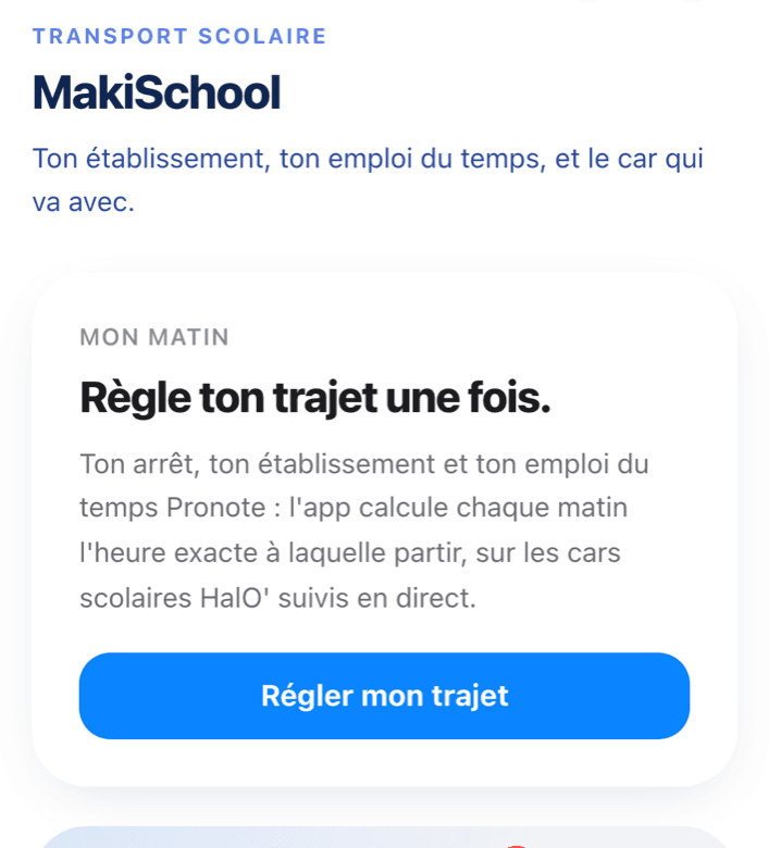 MakiSchool pour les élèves et parents